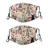 Waschbar und wiederverwendbar: Die Maske ist waschbar (empfohlen von Hand zu waschen), sodass Sie sie mehrfach verwenden können.