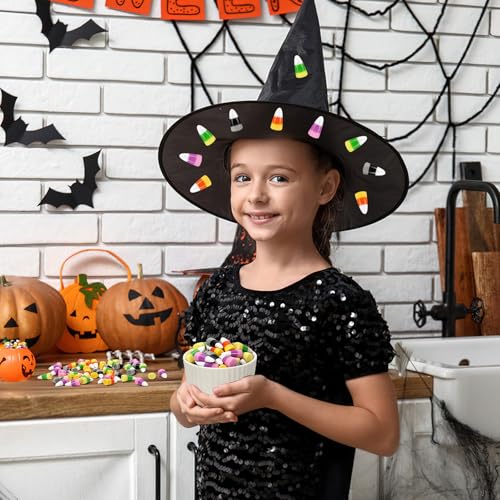Image of JUNEBRUSHS 50 Pcs Halloween Resin Corn for Halloween Party Crafts Decorations