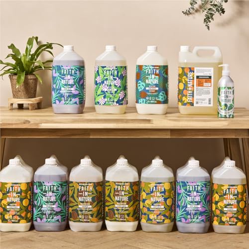 FAITH IN NATURE Natural Liquid Hand Wash - Vegan & Cruelty Free, No SLS or Parabens - 169 fl oz Refill Pack - Image 4