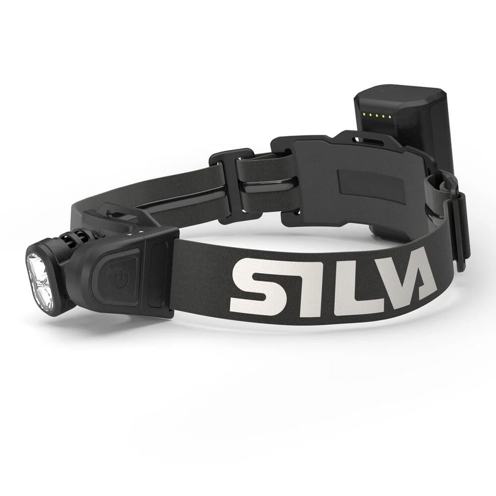 Silva Bezpłatna lampa czołowa S 1200 lumenów, idealna do jazdy na nartach, biegania w terenie i dłuższych przygód, ISPO Award Winner, Ultralite