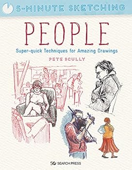 Paperback 5-Minute Sketching: People: Super-quick techniques for amazing drawings Book