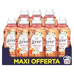 Lenor Ammorbidente Essenze d’Italia, Siracusa, Arancia e Zagara, 216 lavaggi (27x8), Profumo autentico di lunga durata