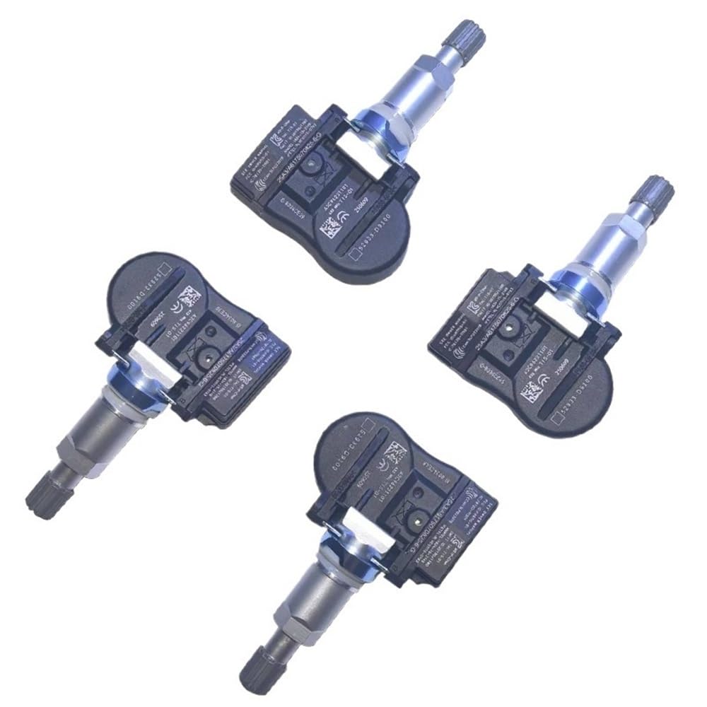 Sensor de presión de neumáticos 52933-D9100, para Kia, para Niro, para Optima, para Picanto, para Soul, para Sportage Sensor de presión de neumáticos TPMS para Coche (4 Unidades)