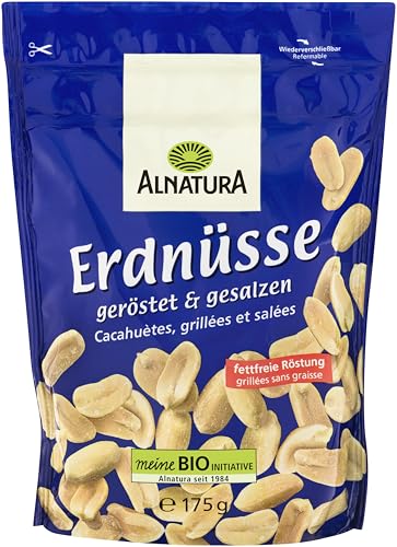 Alnatura Bio Erdnüsse Geröstet & Gesalzen, 175 g