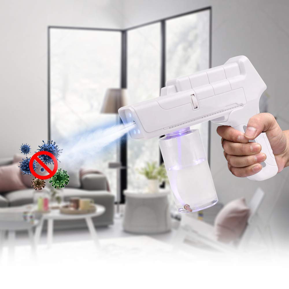 Disinfectant Fogger Sprayer Handheld Nano Atomizer Electric Rechargeable Sprayer Cordless Mist Spray Machine Adjustable Fogger Machine for Home, Office