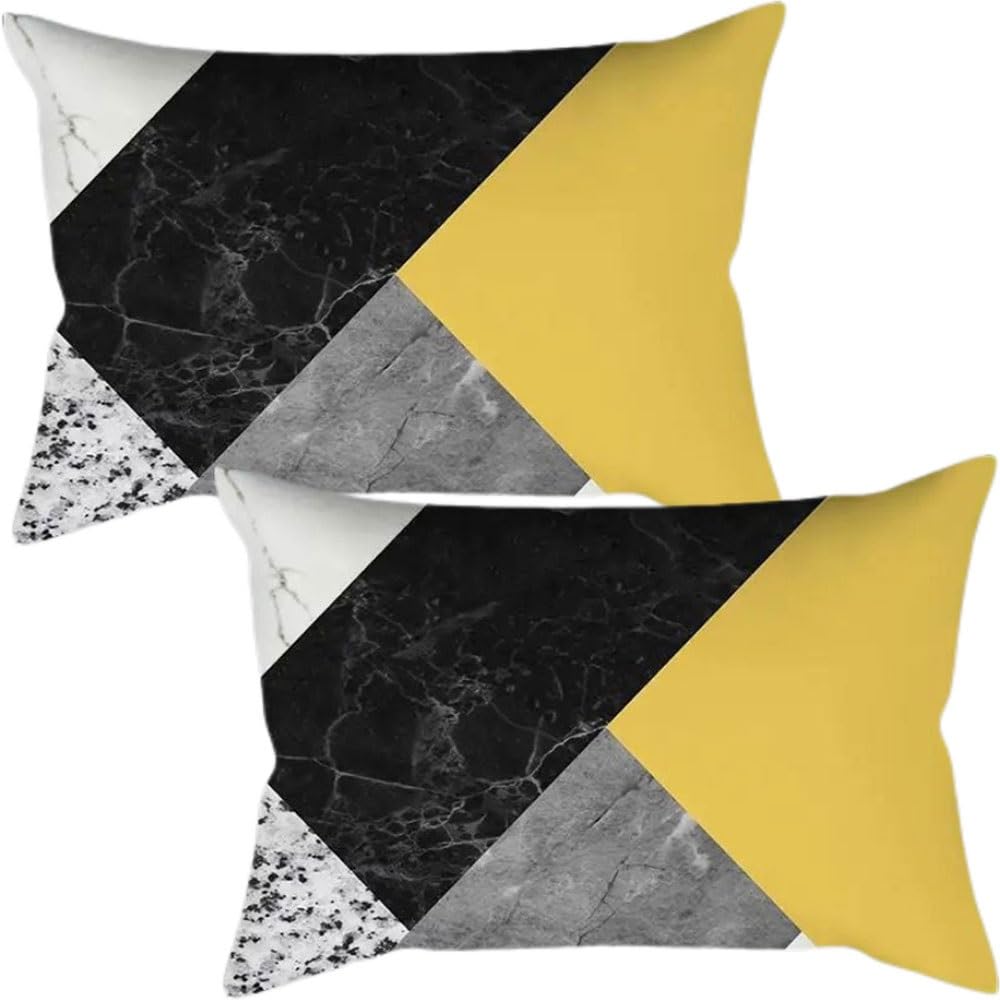 Swj-Swjssb Colour 26 Rectangle Pillow Cases Set Of 2, Extra Large Cushion Covers 50X70,40X60 Cm Soft Throw Pillow Covers With Invisible Zipper Decorative Pillowcases For Sofa Couch(,40X60 Cm Pack Of 2)