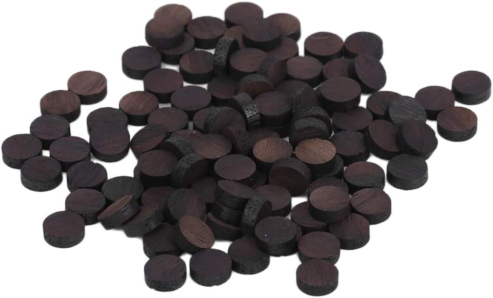 100pcs Guitar Rosewood Inlay Dot Fretboard Markers for Folk Guitar Accessories
