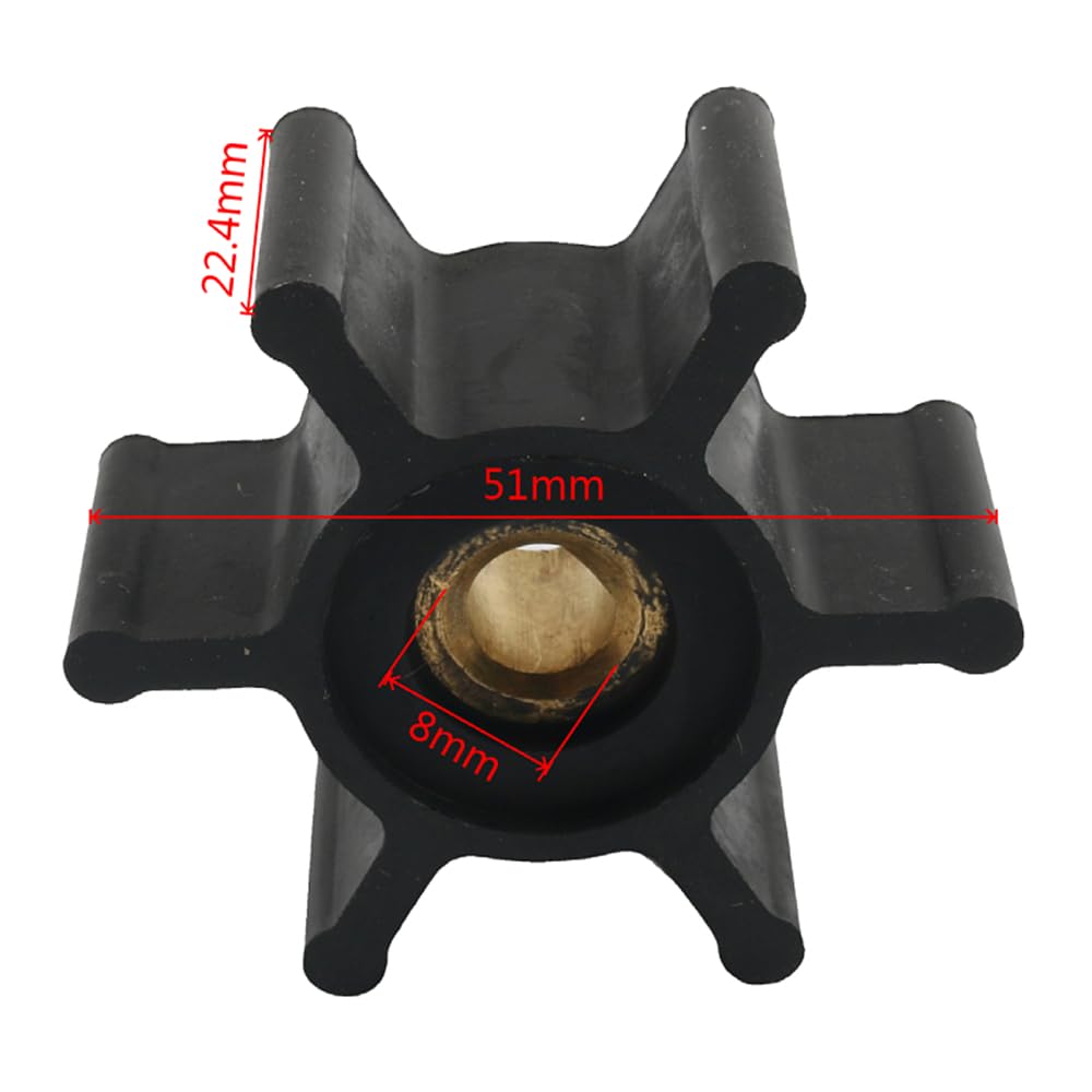 Pièces de rechange Kit d'impulseur et de joint torique en laiton à âme en cuivre pour pompes de transfert Pour Milwaukee M18 Remplace la pompe à eau 49-16-2771 Pompe de transfert