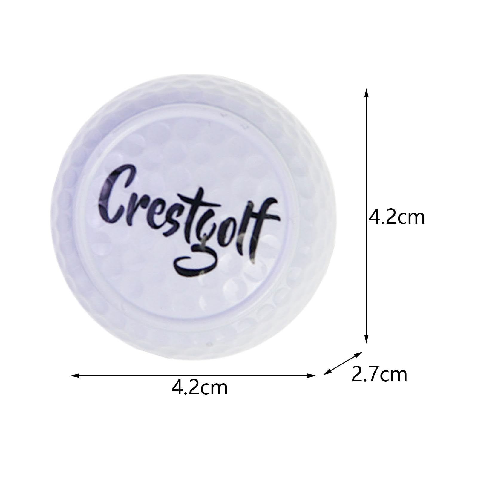 kowaku 2X Balle de Putting de Golf, équipement D'entraînement de Mise, Balle de Pratique de Golf, Entraînement de Golf pour Terrain de Conduite, Bureau, Cour