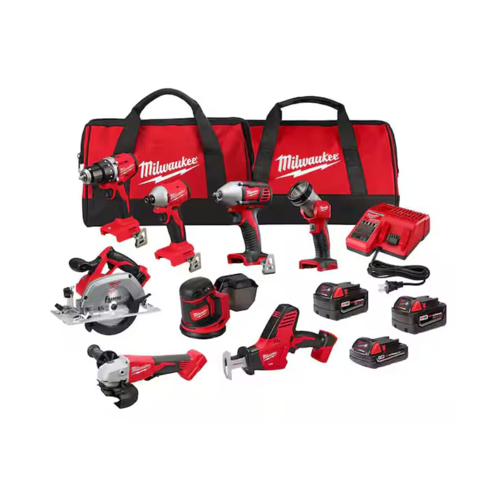 Milwaukee M18 18V Cordless Power Tool Combo Kit
