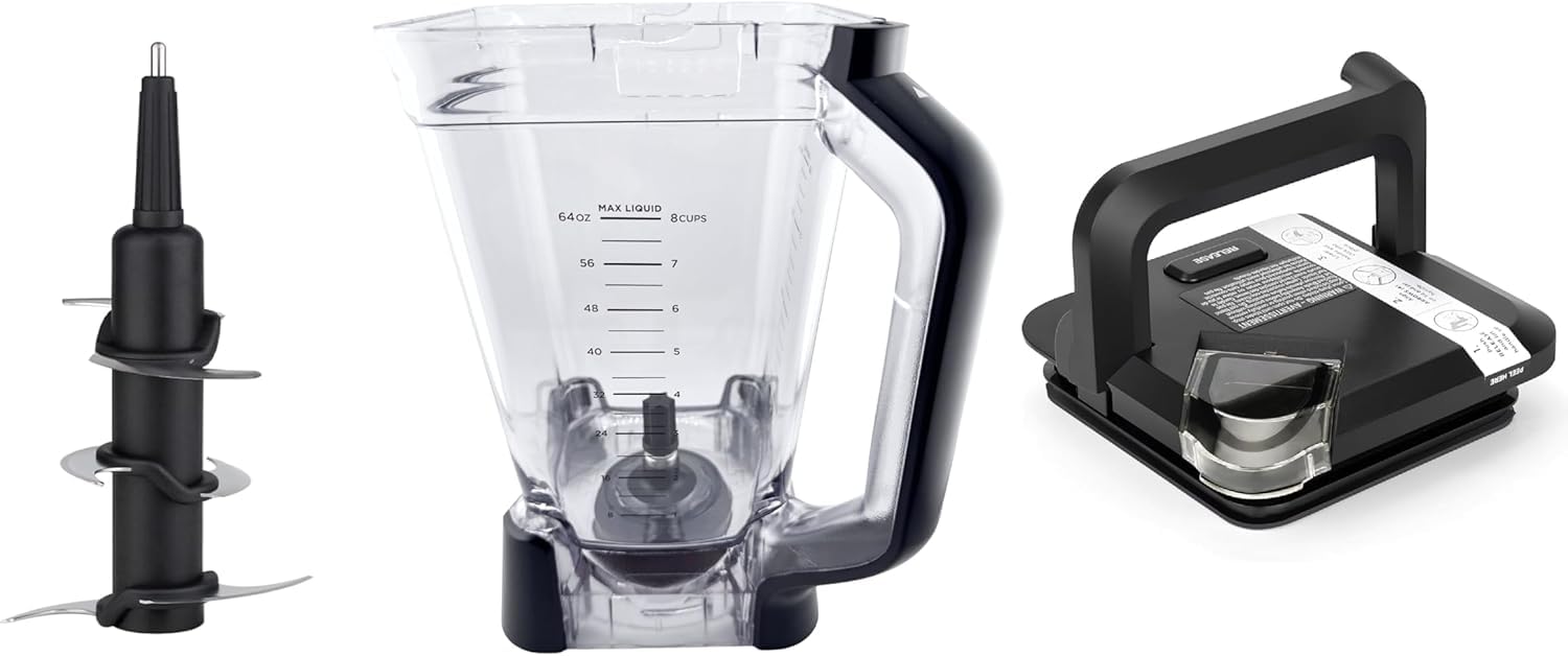 Replacement Parts for Ninja Professional Plus blenders BN751 BN801 (72 oz Pitcher and Lid)