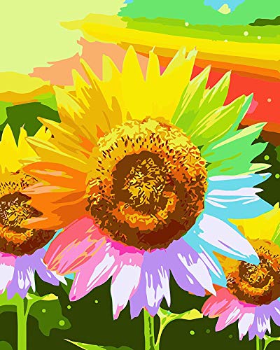 WJGJ Peinture par Numero Adulte, Peinture par Numéro Kit à l'huile Bricolage avec Brosses et Peintures pour Adulte Enfants Seniors Débutant 40*50 cm (sans Cadre) Cover