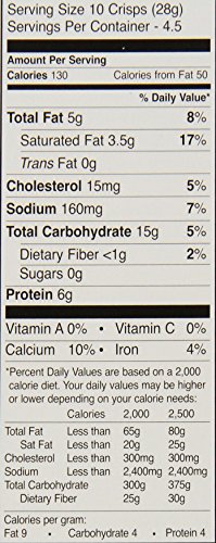 John Wm. Macy's Asiago & Cheddar Cheesecrisps, 4.5-Ounce Boxes (Pack Of 12) #TOP5