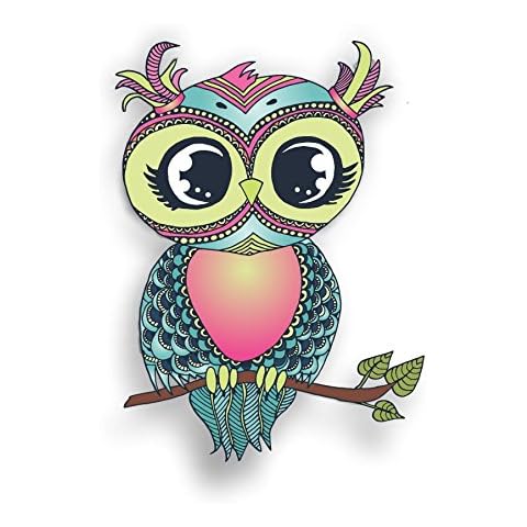 Vinyl Junkie Graphics Pastel Owl Sticker/Decal Cover