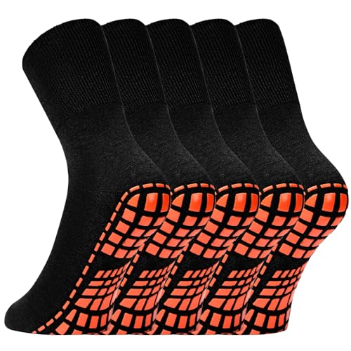 NOVAYARD 5 Paar Stoppersocken Yoga Anti Rutsch Socken Sticky...