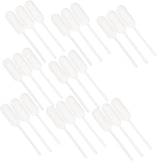 100Pcs Disposable Plastic Droppers Calibrated Laboratory Pipettes for Accurate Liquid Measurement for Experiments and Fragrance Mixing