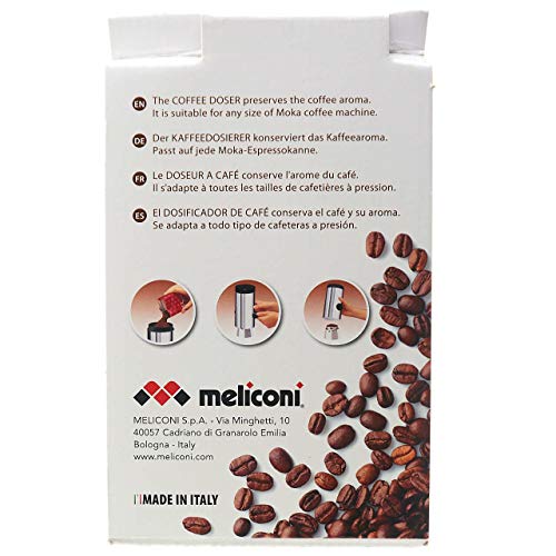 Meliconi Dosacaffe' Caffettiera, Acciaio