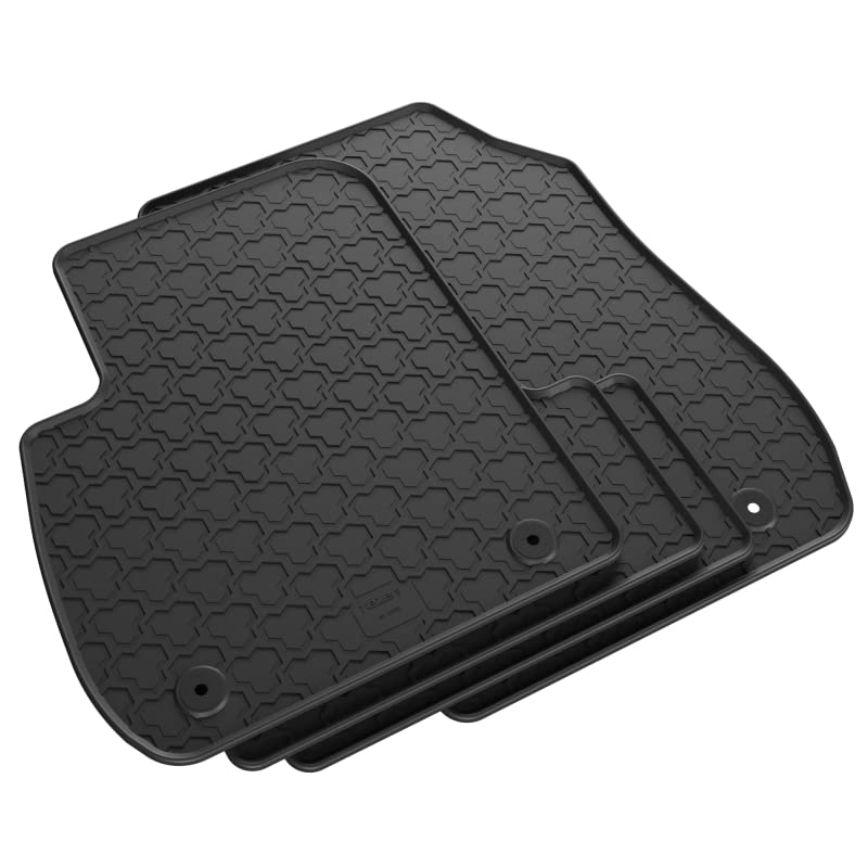 TEXER Alfombrillas de goma de invierno para Opel Zafira C 2012 de 5 plazas