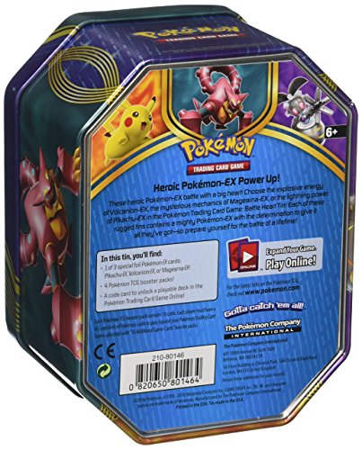 Pokemon TCG: Fall Battle Heart Tin Volcanion EX - Thumbnail 2