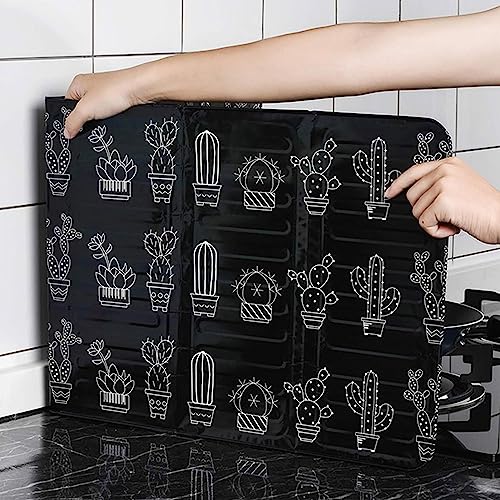 Miniatura 5 de Maciun Protector Contra Salpicaduras De Aceite Protector Plegable Contra Salpicaduras - Protector De Salpicaduras De Aceite De Cocina De Aluminio, Escudo Antisalpicaduras De Aceite Para Freír La