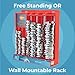 Koehler Enterprises KEDIS220 220 Piece Hose Clamp Set in Mountable Rack , Red