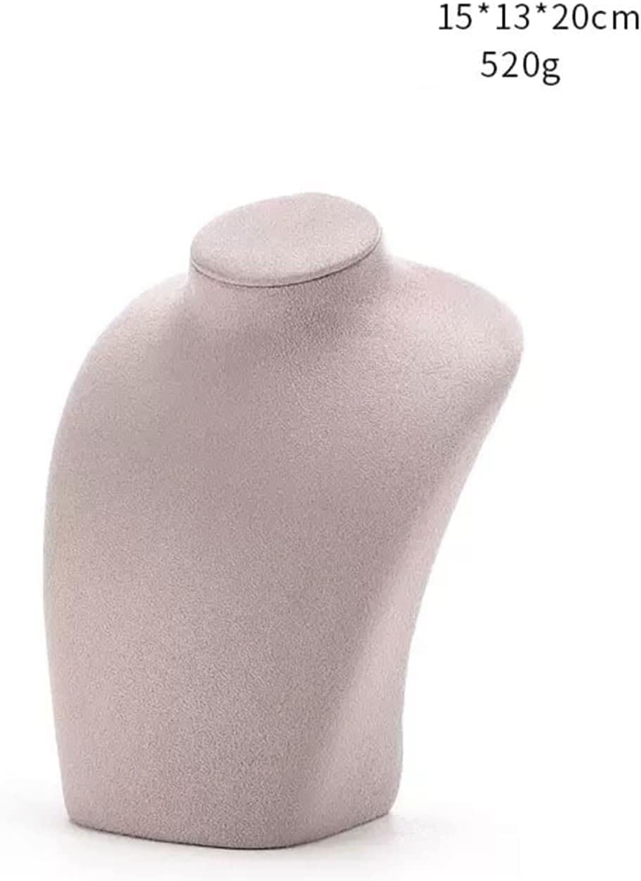 Brillante busto espositore per collana 100x100x275 ottanio - Espositori per gioielleria