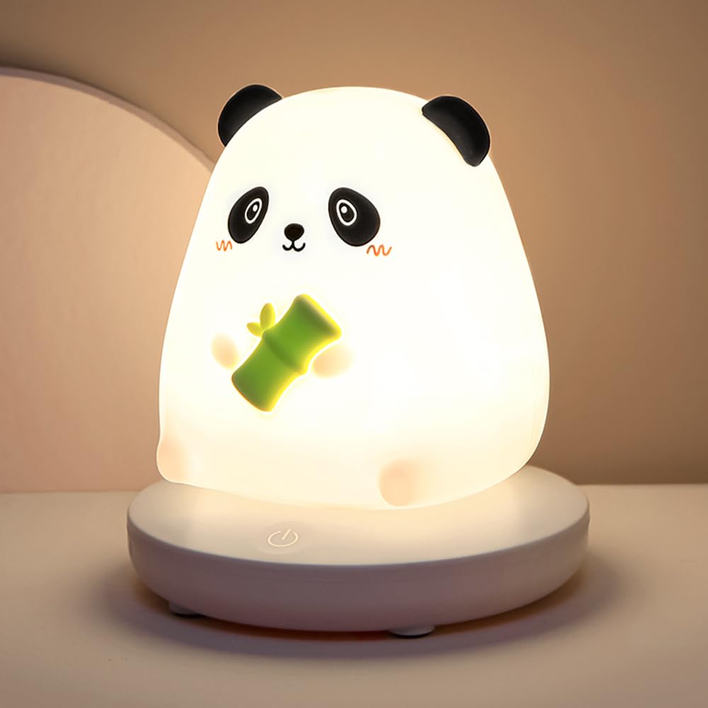 Cabezal de Ducha Luz de Noche de Dibujos Animados LED Animal Novedad Lámpara Lindas Lámparas de Noche de guardería, Lámpara de Mesa Recargable Lámpara de Noche, Hermosa decoración de habitación Luces