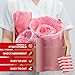 Pink Honeycomb Packing Paper for Moving 12-Inch x 66-Feet Bubble Honeycomb Wrap, Honeycomb Wrapping Paper for Packing Cushion with 20 Fragile Stickers Packing Supplies by XFasten