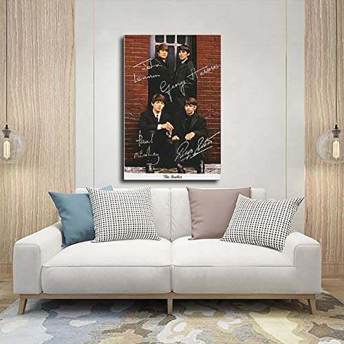 Poster sur toile The Beatles légendaire Rock Band 16 – Décoration de chambre à coucher, de sport, de bureau, de salle… - Les Beatles, Paul McCartney, John Lennon, RIngo Starr, George Harrison Poster sur toile The Beatles légendaire Rock Band 16 - Décoration de chambre à coucher, de sport, de bureau, de salle… – Image 6