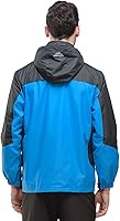 Vista 3 de Chaqueta impermeable para hombre con capucha y resistente al viento, para senderismo, pesca