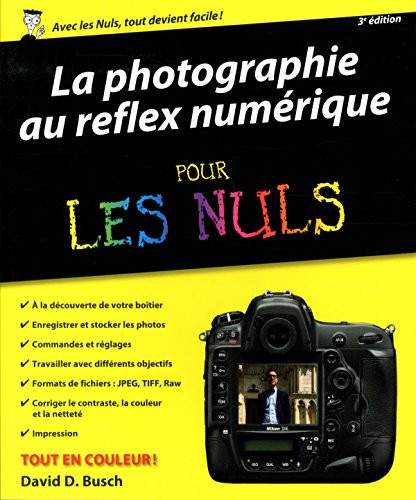 livre La Photographie au reflex numérique pour les Nuls