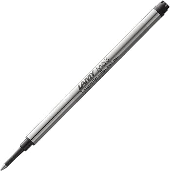 Amazon | LAMY ローラーボールペン用替え芯 M63 ブラック - 線幅Mの
