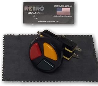 3 in 1 Arcade Button with Microswitches, MAME and Jamma Ready.