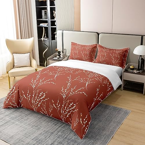Parure de lit coton anti-transpiration avec housse de couette réversible lit double