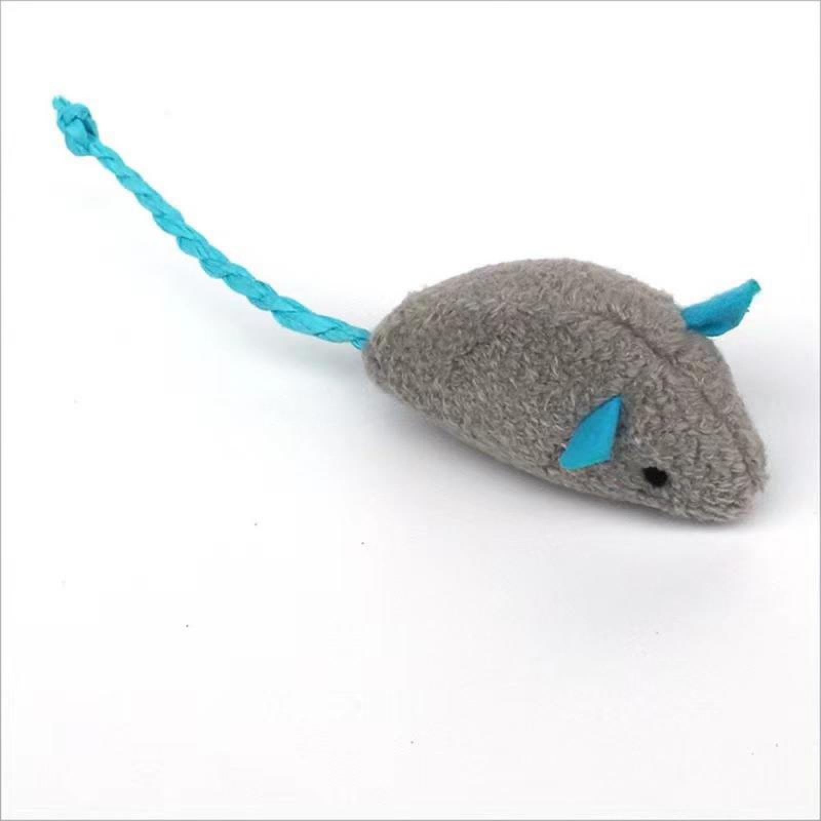 Katzenangel, Katzenspielzeug Katzenminze Mäuse Lustige Plüschmaus for Kätzchen Bunte Süße Plüsch Interaktive Falsche Maus 6Stk 06