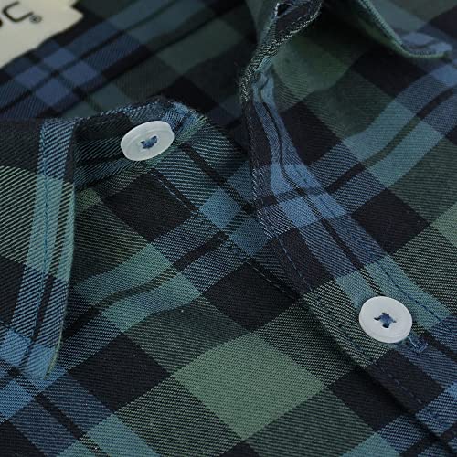 Image of GHPC by Arihant Men's 100% Cotton Plaid Checks Half Sleeves Regular Fit Formal Shirt