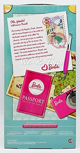 Muñeca Barbie Collector 2012 Dolls of the World Brasil miniatura 3