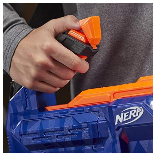 Hasbro E2865Eu4 Nerf Elite Titan Cs-50 Leksaksblaster, Blå och Orange