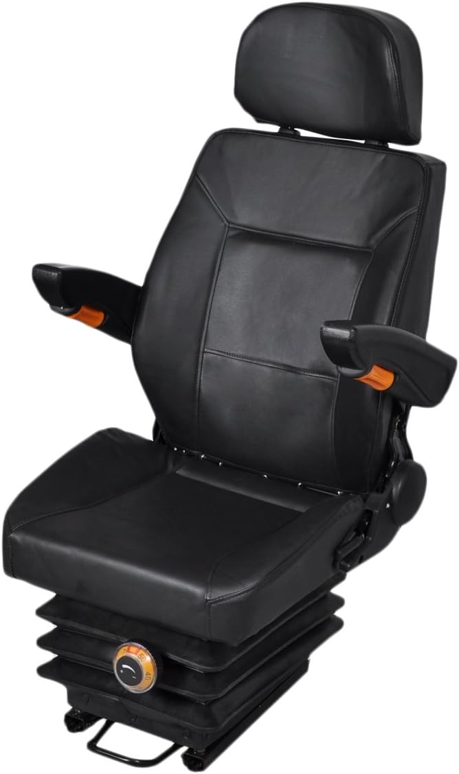 vidaXL Adjustable Tractor Seat with Sliding Track