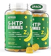 5-HTP GABA Gummies - Melatonin Free Calm Gummies, Extra Strength 900mg Complex for Health Rest Cy...