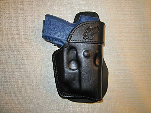 Braids Holsters KAHR PM9,CM9 with CT Laser, Paddle Holster,Formed Leather OWB Holster Right