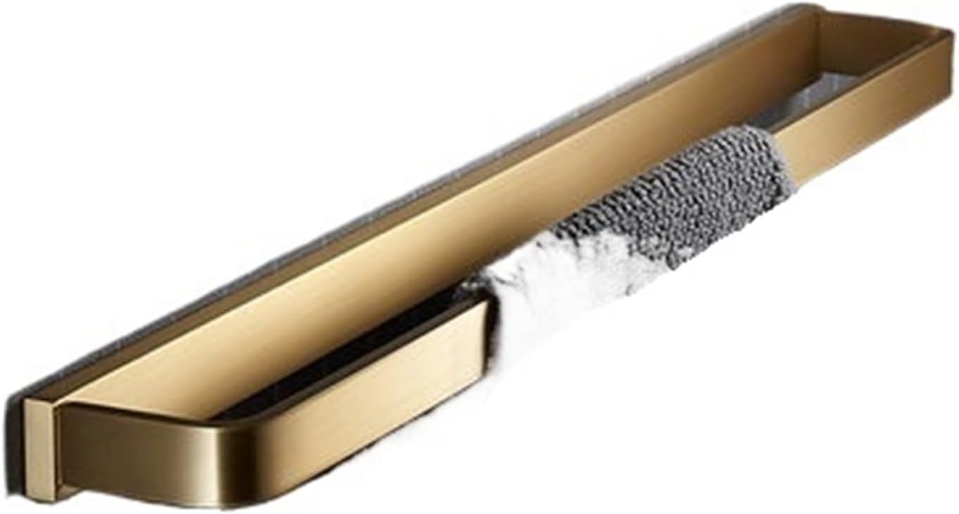 Bathroom Accessories Towel Rack Corner Shelf Paper Holder Hook Toilet, Hanger Brushed Gold Hardware(Single Towel bar)