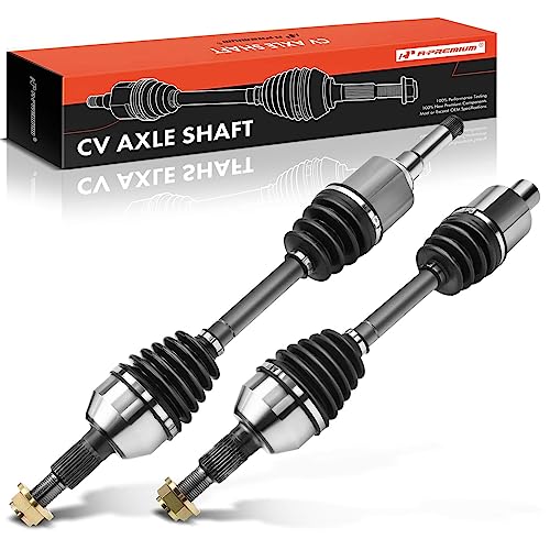 A-Premium Pair (2) Front CV Axle Shaft Assembly Compatible with Chevrolet Equinox & GMC Terrain 2010-2016 L4 2.4L, Driver and Passenger Side, Replace# 15934401, 15934402