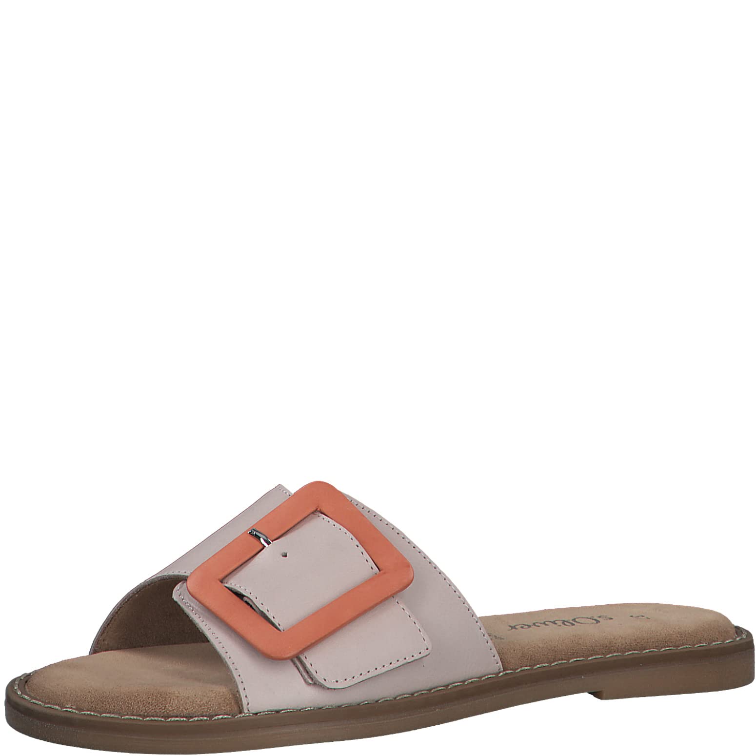 s.Oliver Women's 5-5-27111-20 Slide Sandals, Nude Coral, 7 UK