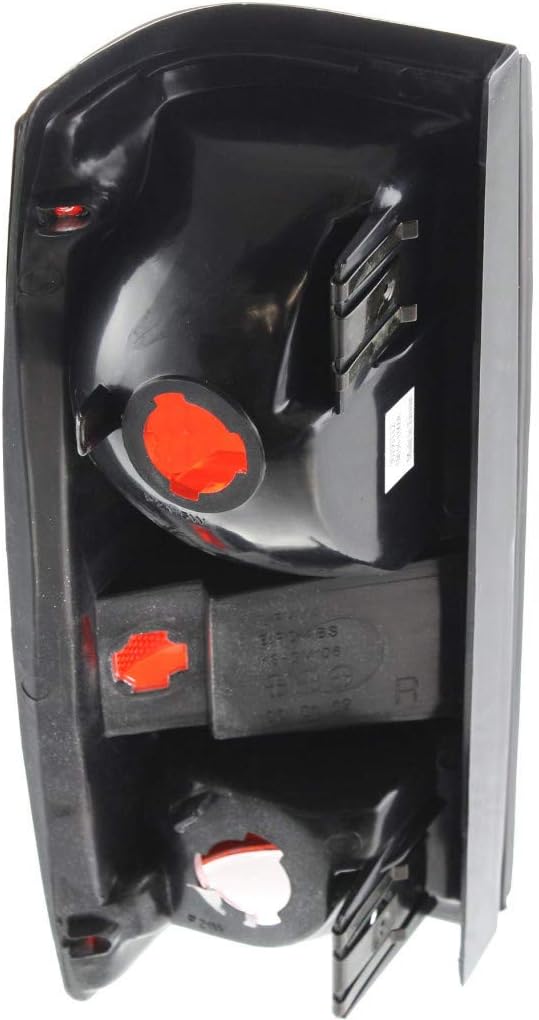 CarLights360 For Chevy S10/GMC S15/Sonoma 1982-1993 Tail Light Assembly Unit Passenger Side w/Black Bezel GM2801108 | 919650