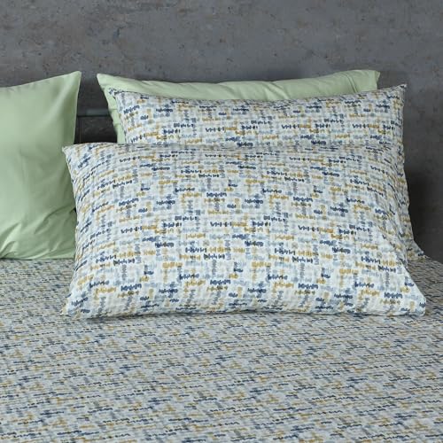 Image of Bedsheet Set | GOTS Certified 100% Organic Cotton Percale | 200 TC | Breathable & Skin-Friendly (King, Confetti)