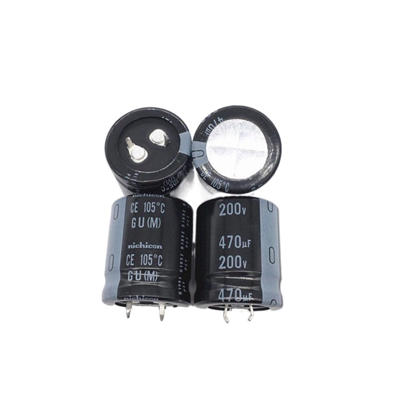 Condensateur 470uf 200v 25x30mm pour projet électronique et réparation de console