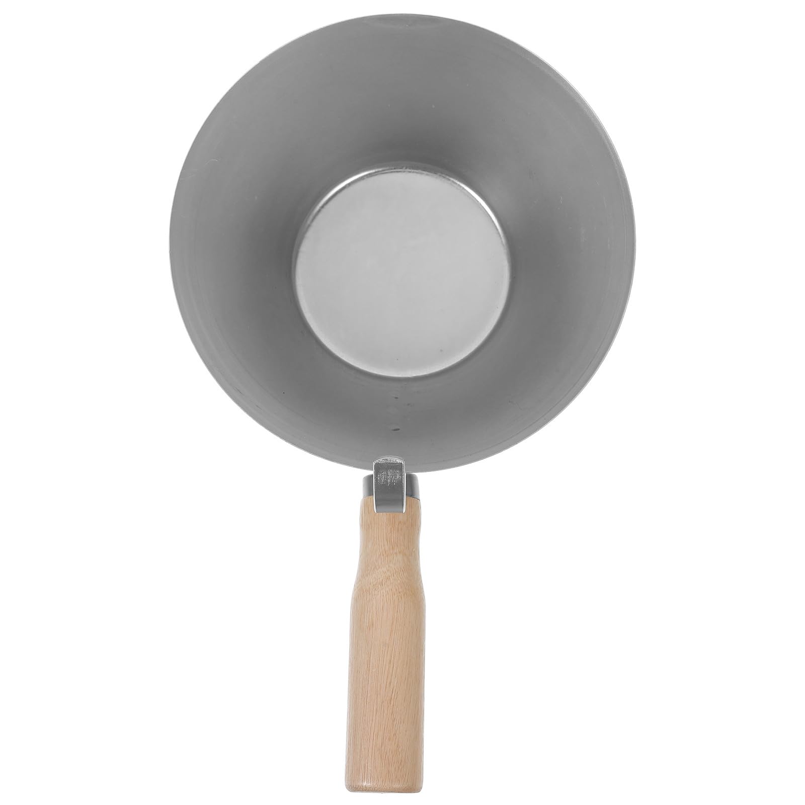 Paleta Albañil con Diseño Distintivo con Mango de Madera y Cuerpo de Hierro Fácil de Usar y Acabado en Color Plata Herramienta para Construcción