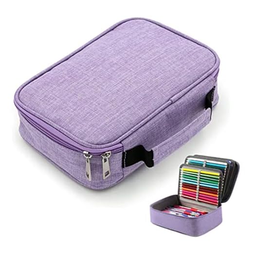 Estuche de Gran Capacidad con 72 Ranuras para Lápices de Colores/de Acuarela Organizador con Asa de Quita y Pon Bolsa Portátil Estuche Multifuncional