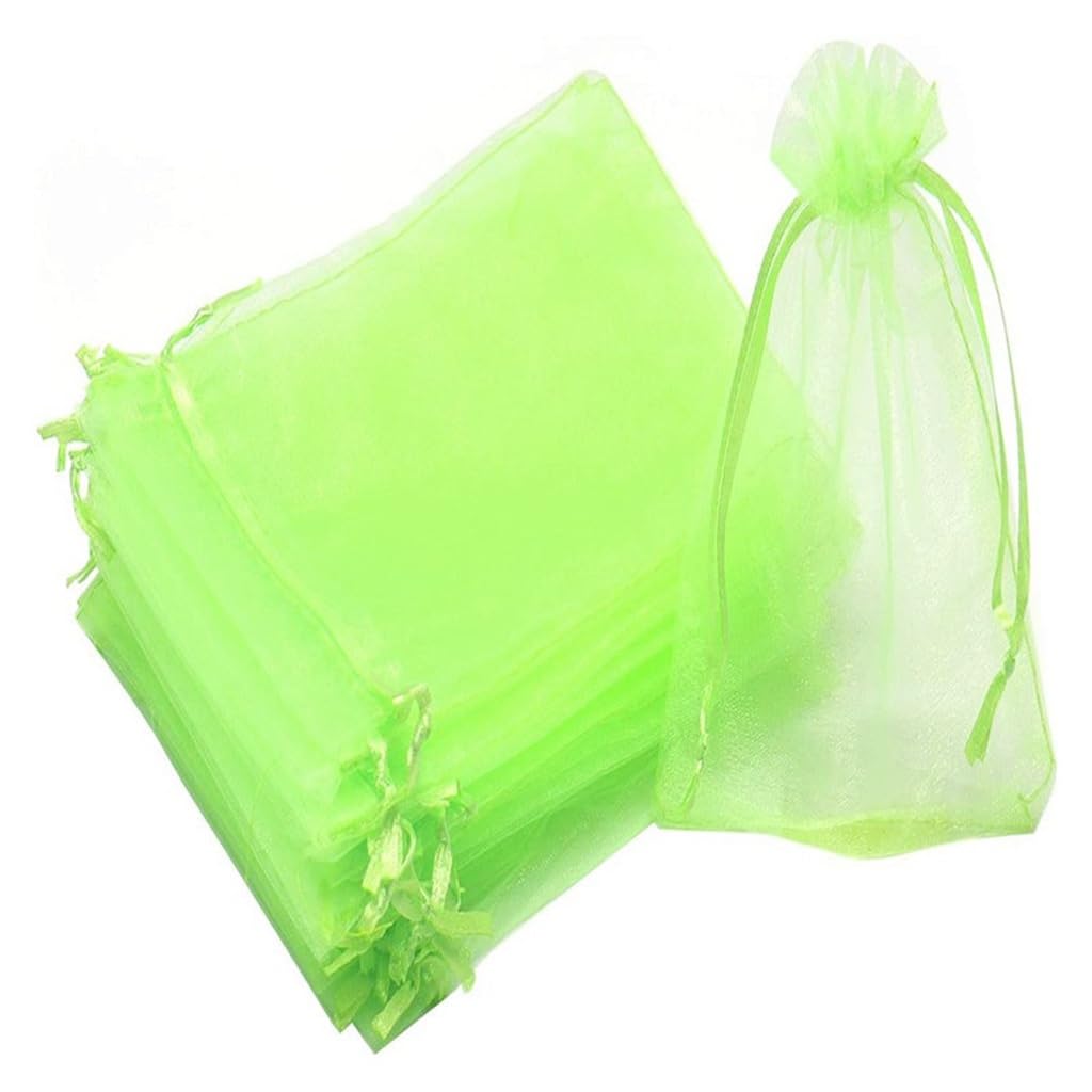 Siatkowe woreczki na owoce, Fruit ion Mesh Bags For Garden Multiple Sizes Pack Of 20/50/100 Pcs(15x20cm (50Pcs))
